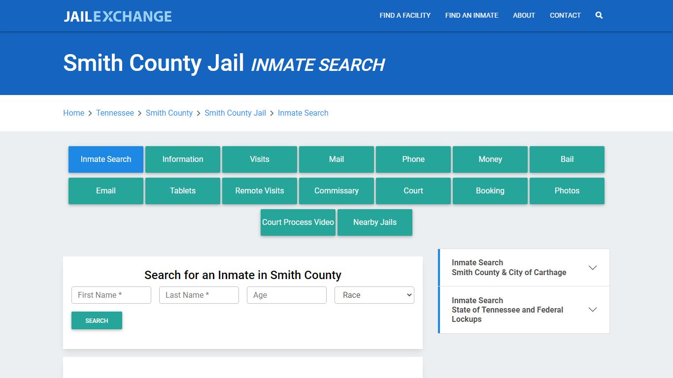 Smith County Jail, TN Inmate Search: Roster & Mugshots