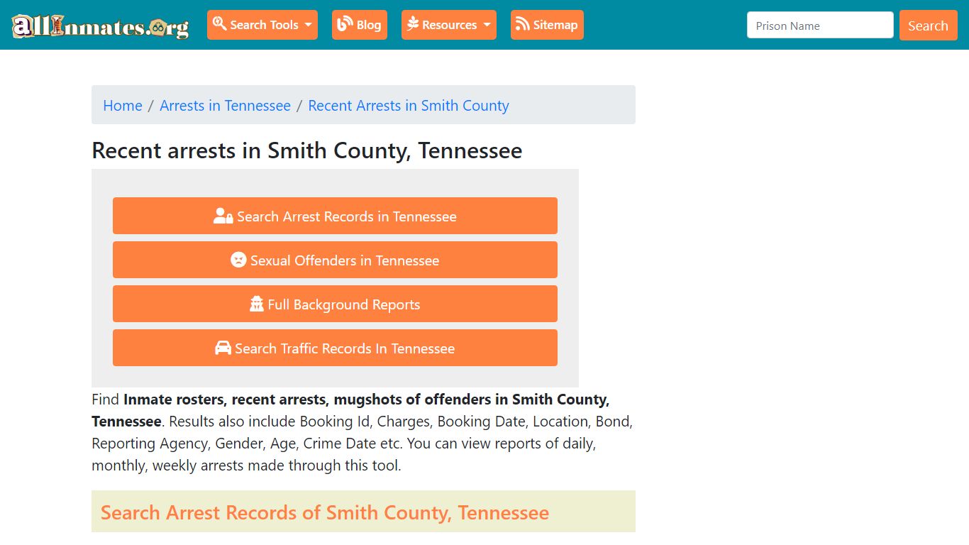 Recent arrests in Smith County, Tennessee | Mugshots, Rosters, Inmates ...